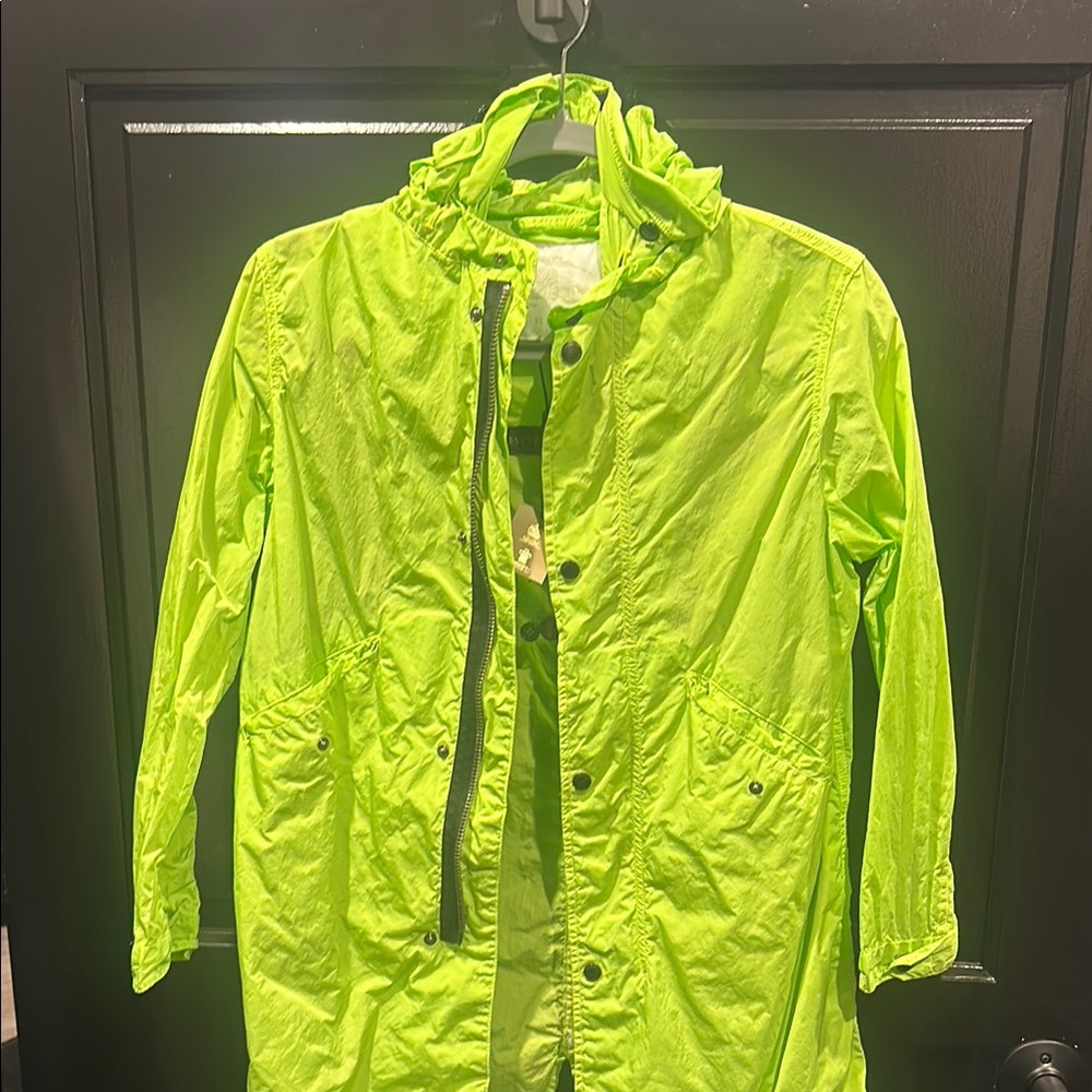 Burberry Neon Green Kids windbreaker /Raincoat